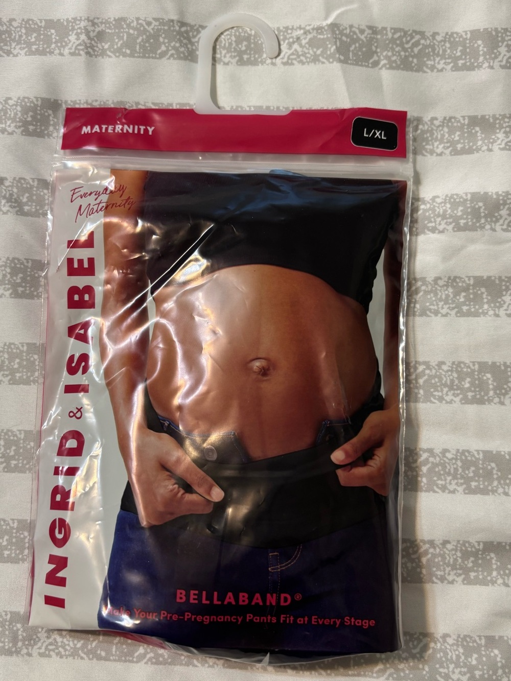 MATERNITY Ingrid & Isabel Belly and Support Band - Black 
L/XL